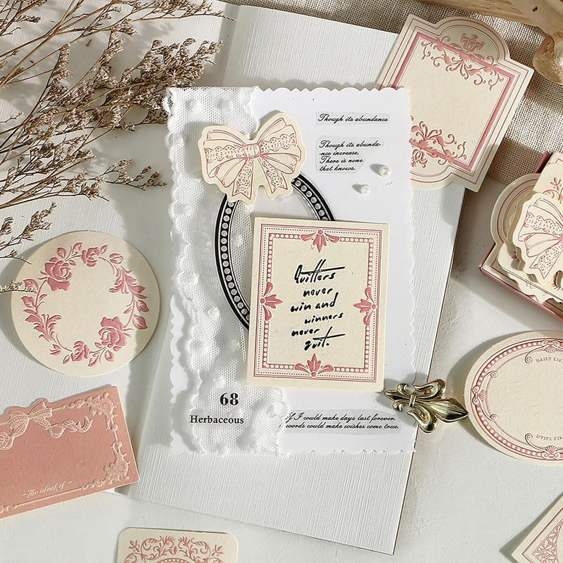MAXLEAF 120pcs Vintage Scrapbooking Letter Writing Paper for Journaling Supplies, Aesthetic Decorative Craft Material Paper for Junk Journals Planner Scrapbook - Image 4